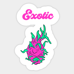 Exotic Dragon Fruit Sticker